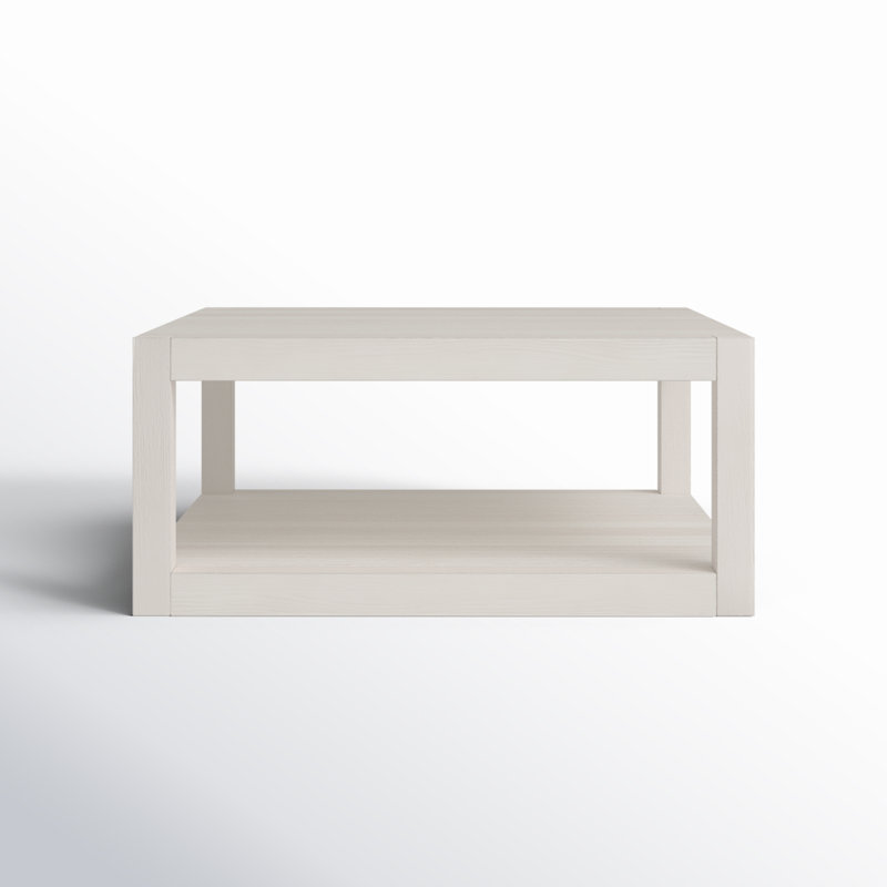 Birch Lane™ Rosalie Floor Shelf Coffee Table with Storage Wayfair